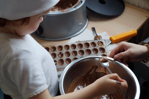 Atelier chocolat pour les petits patients de l’Espérance