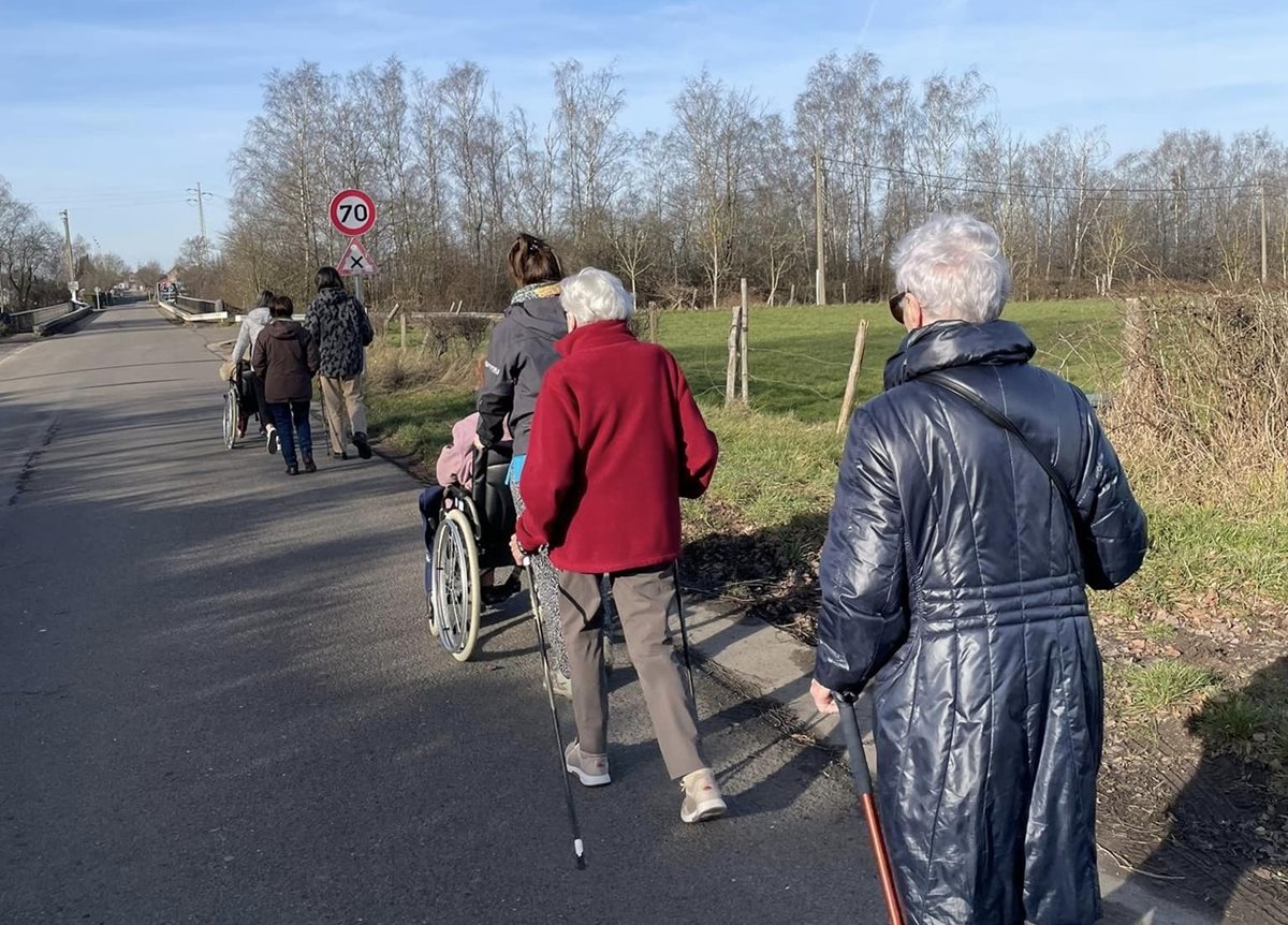 Club de marche à la Résidence CHC Heusy