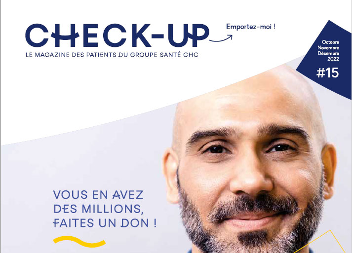 Nouveau numéro du Check-up, le magazine des patients du Groupe santé CHC
