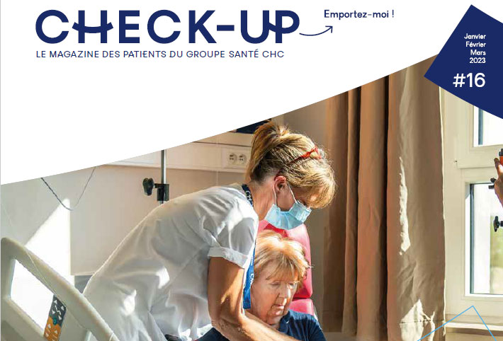 Nouveau numéro du Check-up, le magazine des patients du Groupe santé CHC