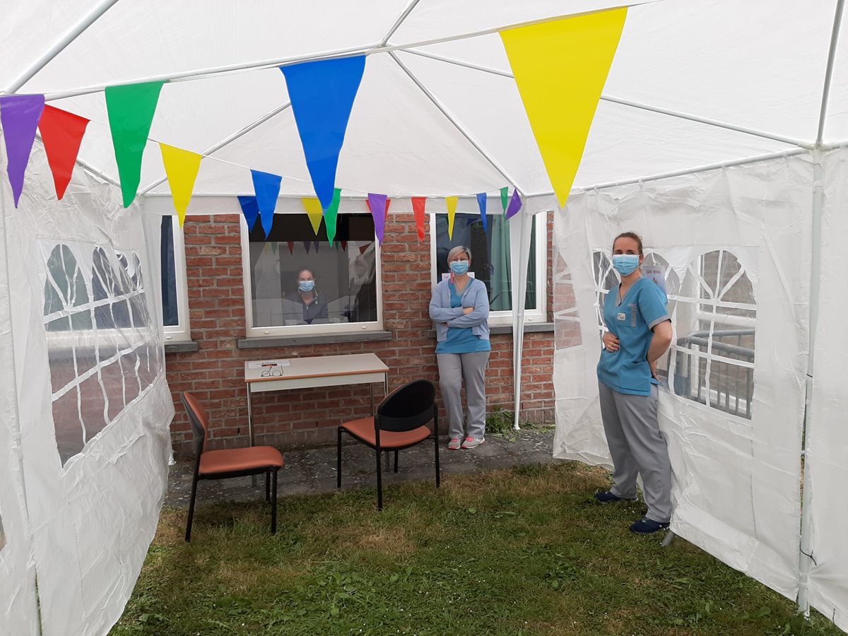 Adaptation des visites à la Résidence CHC Racour