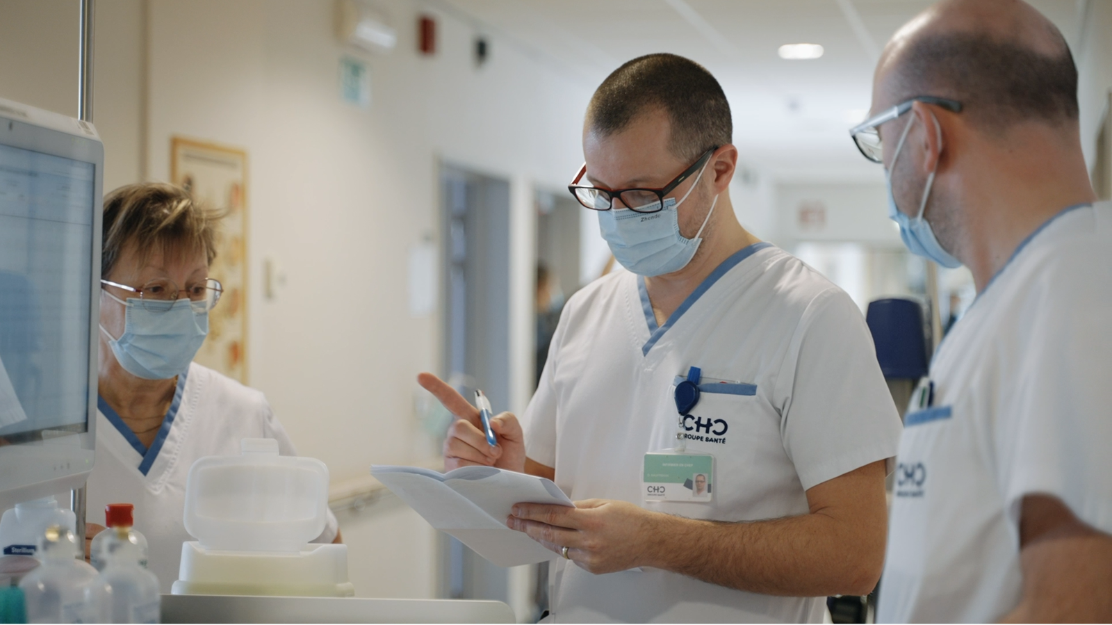 Découvrez le métier de soignant au CHC: David, infirmier chef