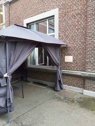 Résidence CHC Hermalle : des visites par la fenêtre