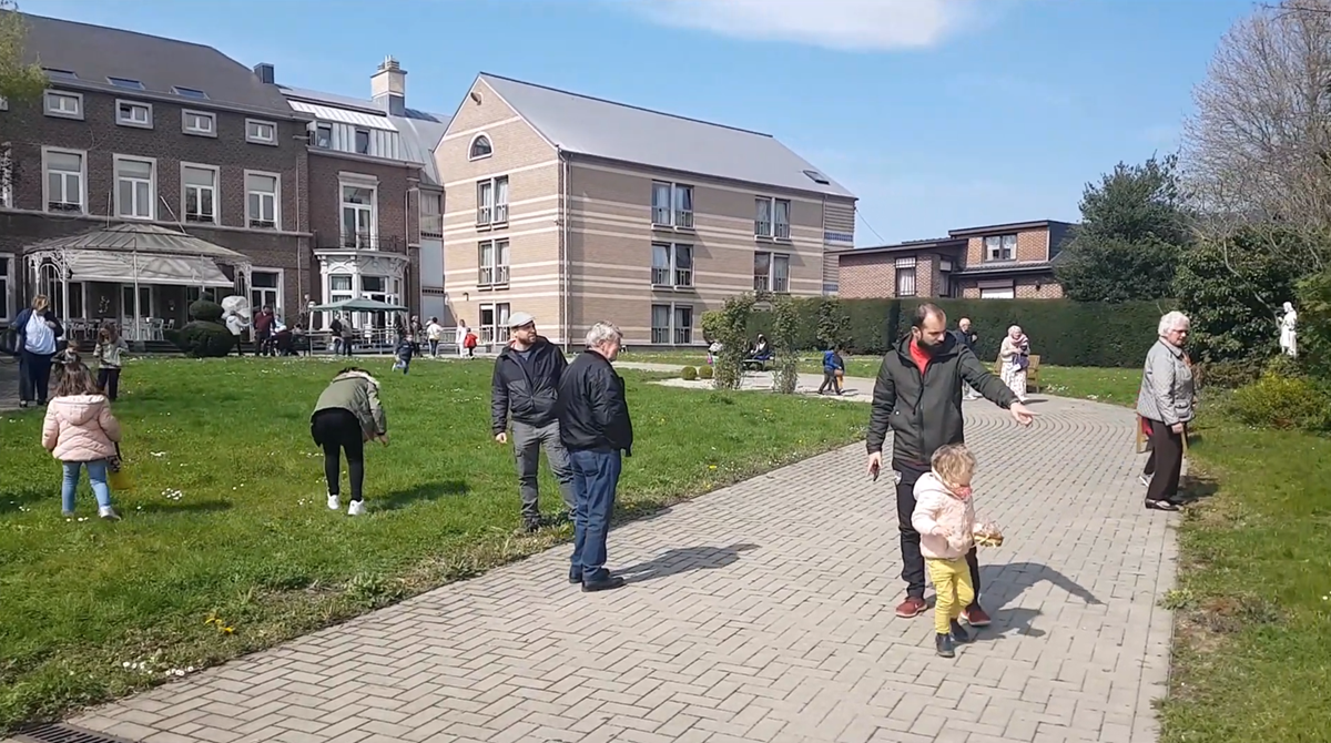 Fête de Pâques en famille