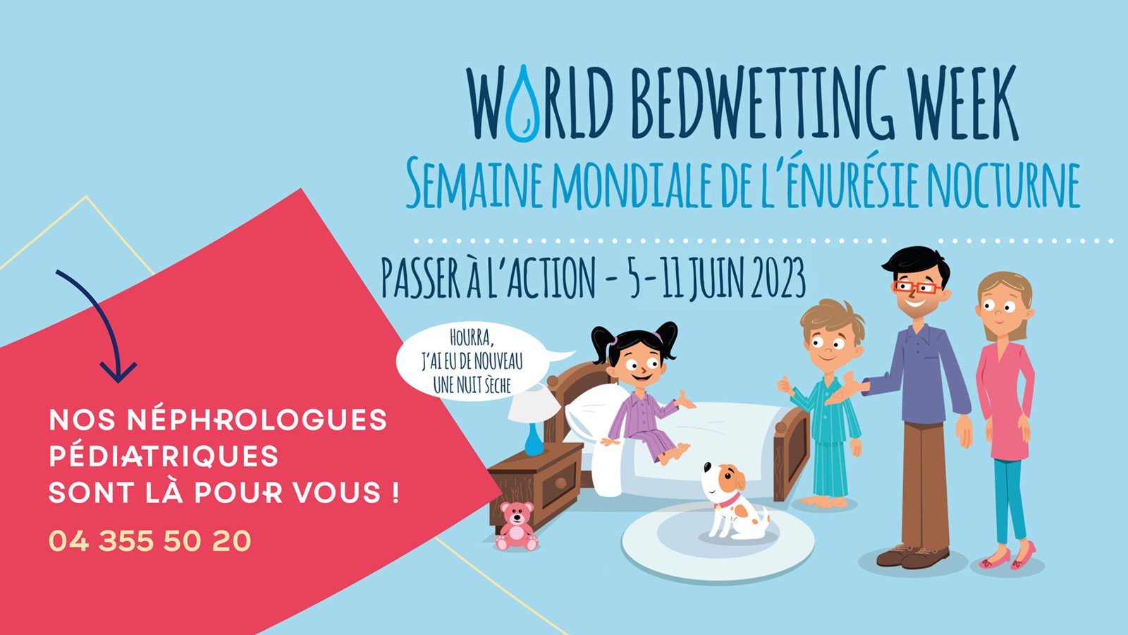 Semaine mondiale de l'énurésie nocturne. Faire pipi au lit: un trouble à ne pas sous-estimer