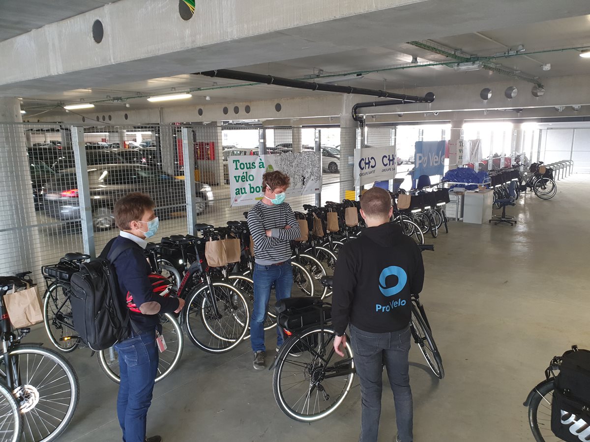 Tous à vélo : livraison des vélos à MontLégia ces mardi et mercredi